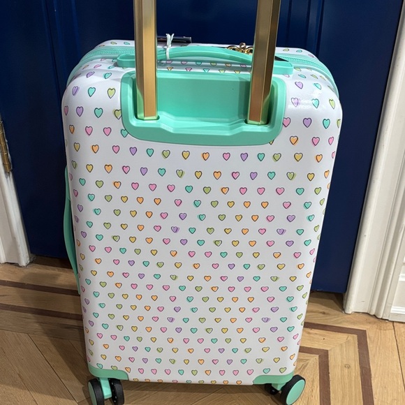 Roller Rabbit Colorful Heart Pattern Suitcase - Picture 4 of 10